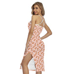 Pembroke Welsh Corgi Pattern Print Cross Back Cami Dress