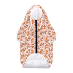 Pembroke Welsh Corgi Pattern Print Dog Zip Up Hoodie