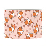 Pembroke Welsh Corgi Pattern Print Drum Lamp Shade