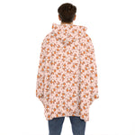 Pembroke Welsh Corgi Pattern Print Hoodie Blanket