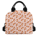 Pembroke Welsh Corgi Pattern Print Insulated Lunch Bag