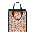 Pembroke Welsh Corgi Pattern Print Insulated Lunch Tote