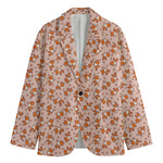 Pembroke Welsh Corgi Pattern Print Men's Blazer