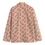 Pembroke Welsh Corgi Pattern Print Men's Cotton Blazer