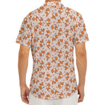 Pembroke Welsh Corgi Pattern Print Men's Deep V-Neck Shirt