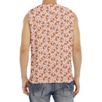Pembroke Welsh Corgi Pattern Print Men's Fitness Tank Top