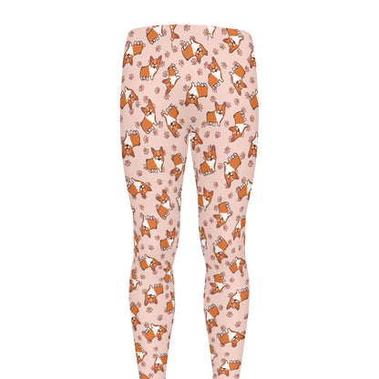 Pembroke Welsh Corgi Pattern Print Men's leggings