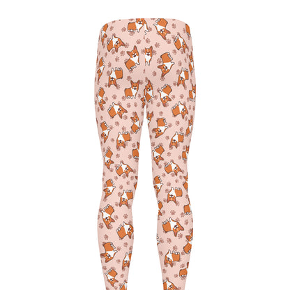 Pembroke Welsh Corgi Pattern Print Men's leggings