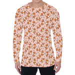 Pembroke Welsh Corgi Pattern Print Men's Long Sleeve T-Shirt