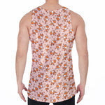 Pembroke Welsh Corgi Pattern Print Men's Velvet Tank Top
