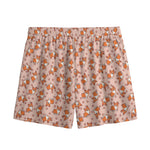 Pembroke Welsh Corgi Pattern Print Mesh Shorts