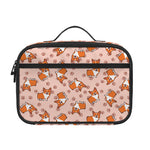 Pembroke Welsh Corgi Pattern Print Portable Lunch Bag