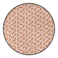 Pembroke Welsh Corgi Pattern Print Round Floor Mat