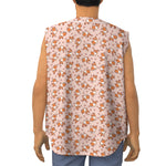 Pembroke Welsh Corgi Pattern Print Sleeveless Baseball Jersey