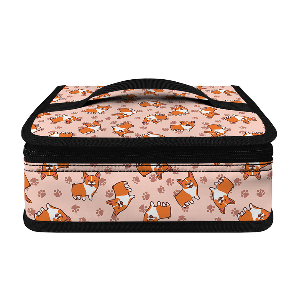 Pembroke Welsh Corgi Pattern Print Small Lunch Bag