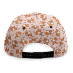 Pembroke Welsh Corgi Pattern Print Snapback Cap