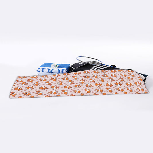 Pembroke Welsh Corgi Pattern Print Sports Towel