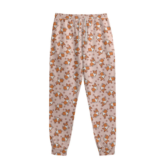 Pembroke Welsh Corgi Pattern Print Sweatpants