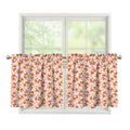 Pembroke Welsh Corgi Pattern Print Tier Curtains