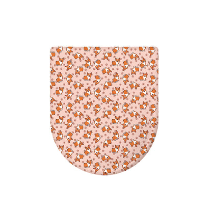 Pembroke Welsh Corgi Pattern Print Toilet Lid Cover