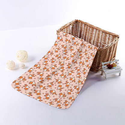 Pembroke Welsh Corgi Pattern Print Towel