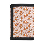 Pembroke Welsh Corgi Pattern Print Trifold Wallet