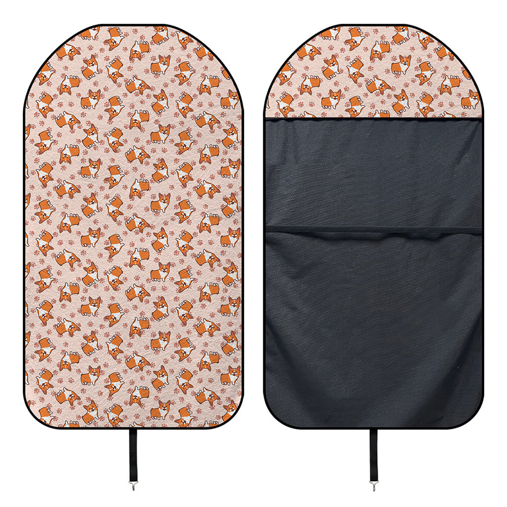 Pembroke Welsh Corgi Pattern Print Waterproof Car Seat Cover