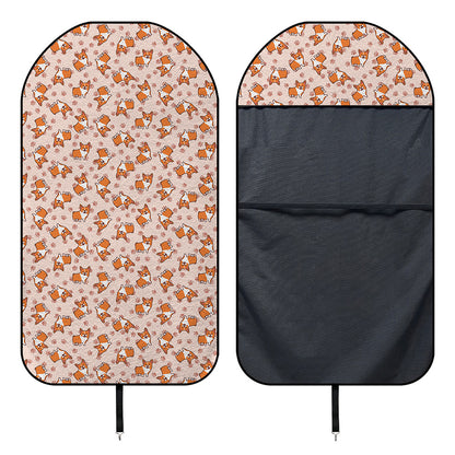 Pembroke Welsh Corgi Pattern Print Waterproof Car Seat Cover