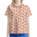Pembroke Welsh Corgi Pattern Print Women's Polo Shirt