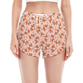 Pembroke Welsh Corgi Pattern Print Women's Split Running Shorts
