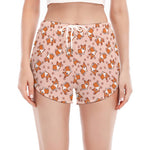 Pembroke Welsh Corgi Pattern Print Women's Split Running Shorts