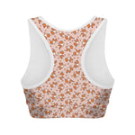 Pembroke Welsh Corgi Pattern Print Women's Sports Bra