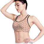 Pembroke Welsh Corgi Pattern Print Women's Sports Bra