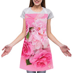 Peony And Rose Print Adjustable Apron