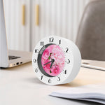 Peony And Rose Print Alarm Clock