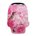 Peony And Rose Print Baby Seat Cover