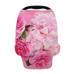 Peony And Rose Print Baby Seat Cover