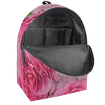 Peony And Rose Print Backpack