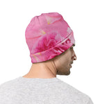 Peony And Rose Print Beanie