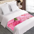Peony And Rose Print Bed Runner