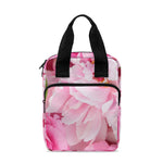 Peony And Rose Print Bible Tote Bag