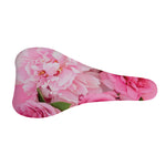 Peony And Rose Print Bicycle Seat Cover