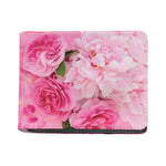 Peony And Rose Print Bifold Wallet