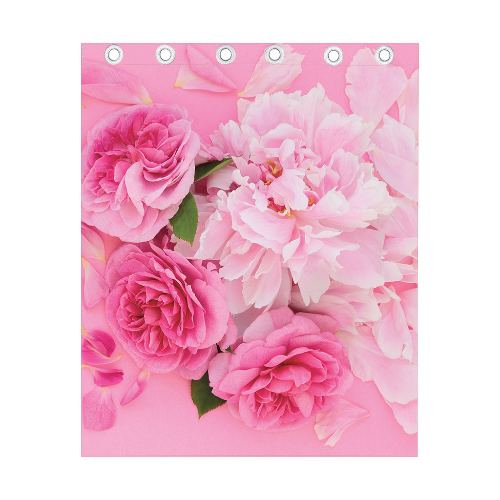 Peony And Rose Print Curtain