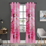Peony And Rose Print Curtain