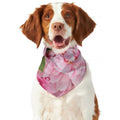 Peony And Rose Print Dog Bandana