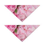 Peony And Rose Print Dog Bandana