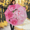 Peony And Rose Print Foldable Umbrella