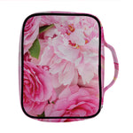 Peony And Rose Print Front Pocket Bible Bag