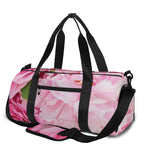 Peony And Rose Print Gym Bag